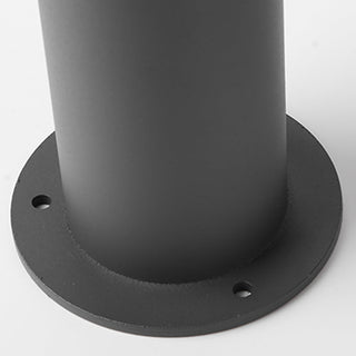 Ray Lampe Extérieure Cylindre Moderne, Métal/Acrylique, Noir, Couloir