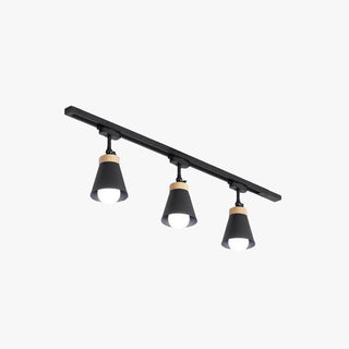Aim Moderne LED Plafonnier Noir/Blanc Métal Chambre à coucher