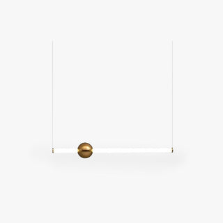 Ray Moderne LED Suspension Or Blanc Métal Verre Salon Salle à manger