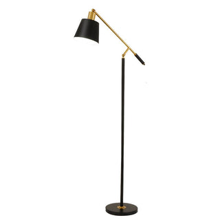 Mira Moderne LED Lampadaire Dôme  Noir Métal Salon Salle à manger