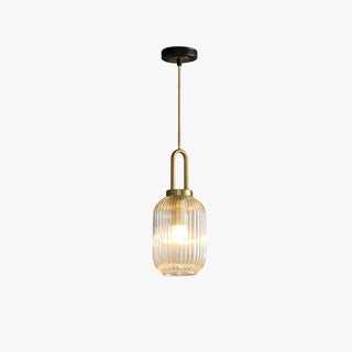 Arisha Moderne LED Suspension Doré Métal Verre Salle à Manger