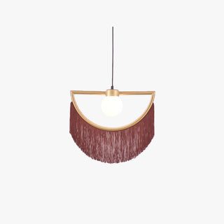 Aria Design Suspension Jaune/Vert/Rose/Café Métal/Tissu Chambre à coucher