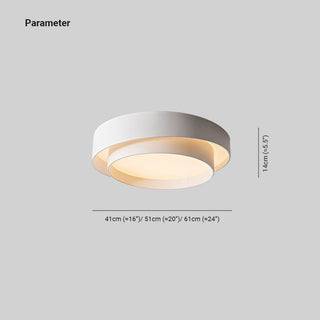 Arux Plafonnier Circulaire Art Déco Nordique