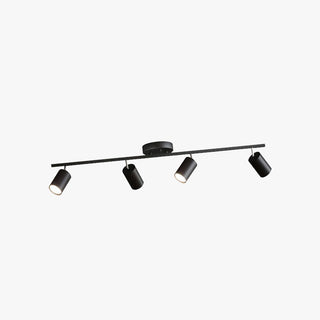 Arisha Moderne LED Plafonnier Blanc Noir Métal Salon Chambre à coucher