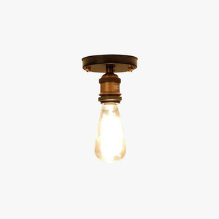 Silva Industriel LED Plafonnier Noir Or Métal Salle à manger