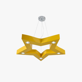 Aria Moderne LED Suspension Jaune Bleu Vert Métal Salle à Manger