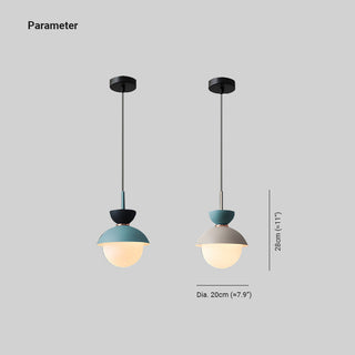 Arisha LED Coloré Métal Suspension Chambre à Coucher Salon