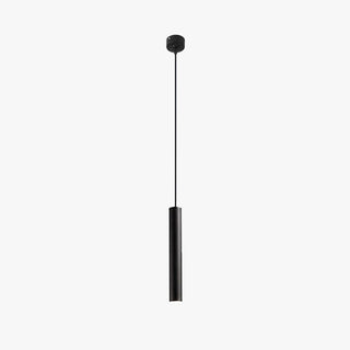 Ray Suspension Cylindre Moderne, Métal, Noir, Salon