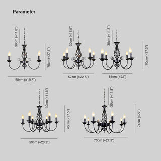 Sliva Lustre Lanterne Retro, Metal/Verre, Blanc/Noir, Salon