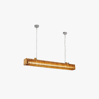 Epoch Suspension Rectangulaire, Bois & Métal, L 120CM