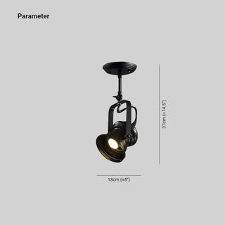 Silva Plafonnier Industriel, L 37CM