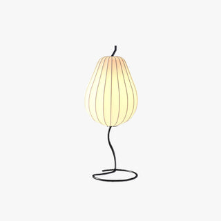Ritta Lampadaire Poire Moderne, Métal/Tissu, Beige, Salon