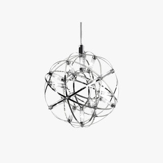 Arisha Suspension Feu Artifice Art Déco Abat Jour Orbite