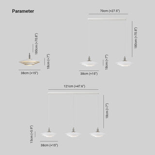Crains Suspension Bol Moderne, Métal, Blanc, Chambre