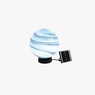 Aria Lampe de Poteau Solaire en forme de Lune, D 25/30/40CM