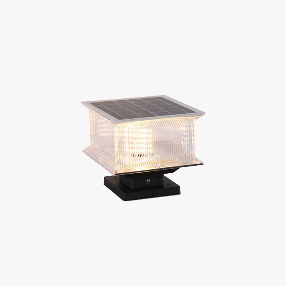 Ray Lampe de Poteau Solaire, L 18 CM