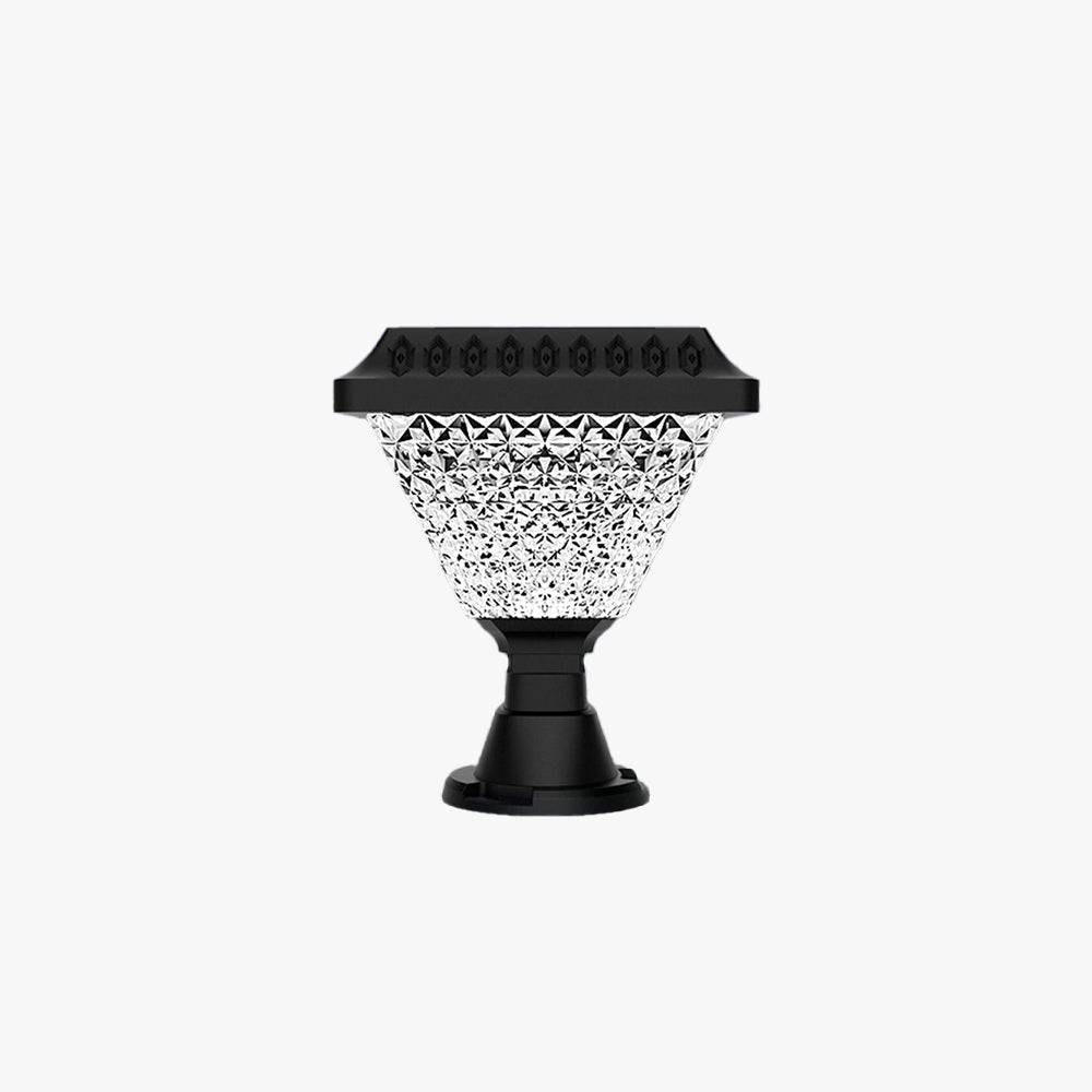 Ray Lampe de Poteau Solaire Géométrique