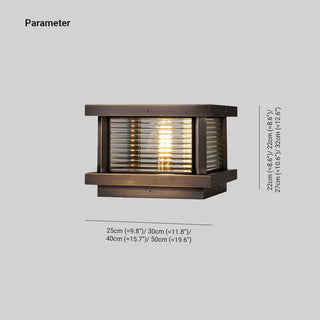 Kirixor Lampe de Poteau, 3 Couleur, L 25/30/40/50CM-Luire