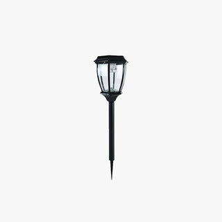 Ray Borne Extérieure Lanterne Vintage, Métal/Verre, Noir/Bronze, Cour