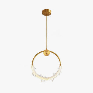 Lustre Suspension Élégante en Cristal