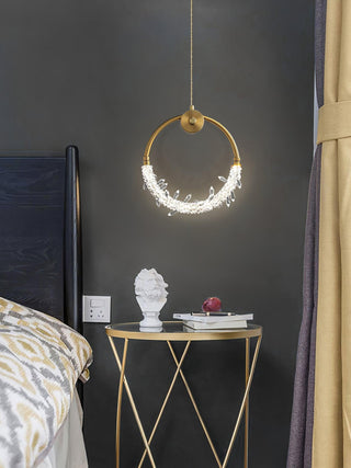 Lustre Suspension Élégante en Cristal