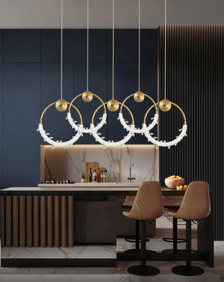 Lustre Suspension Élégante en Cristal