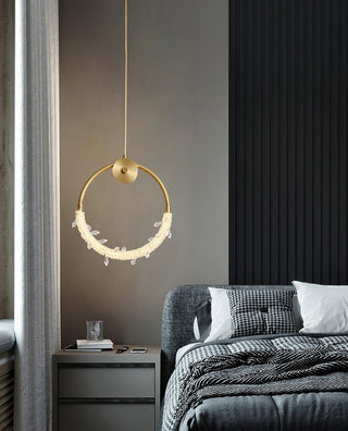 Lustre Suspension Élégante en Cristal