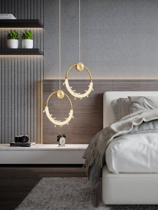 Lustre Suspension Élégante en Cristal
