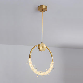 Lustre Suspension Élégante en Cristal