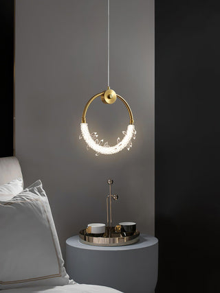 Lustre Suspension Élégante en Cristal