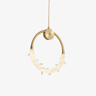 Lustre Suspension Élégante en Cristal