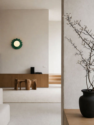 Backlit Wall Sconce-Neutral Decor
