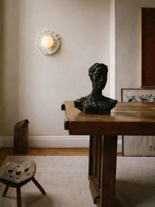 Backlit Wall Sconce-Neutral Decor