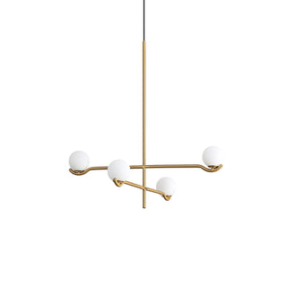 Noir Suspension Minimaliste en Verre