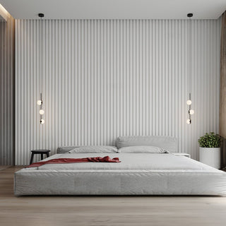 Noir Suspension Minimaliste en Verre