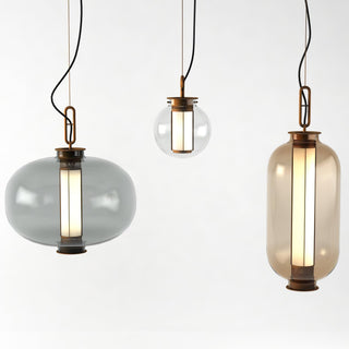 Uphaos Suspension Moderne en Verre pour Famille