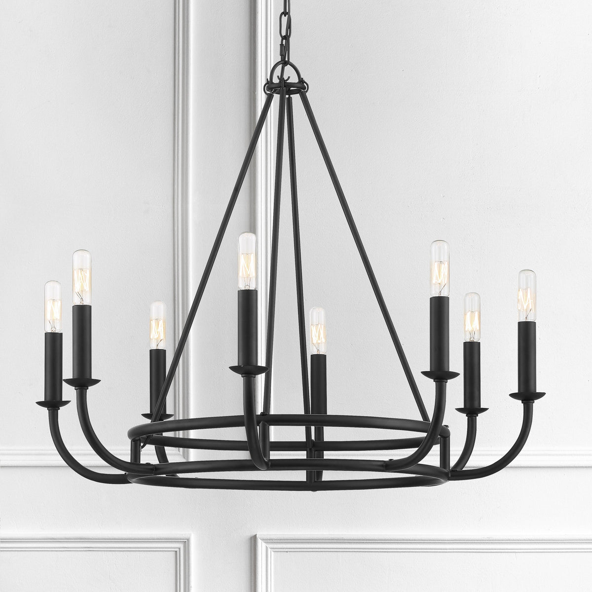 Xenuvyh Moderne Minimaliste Ancien Industriel Métal Lustre