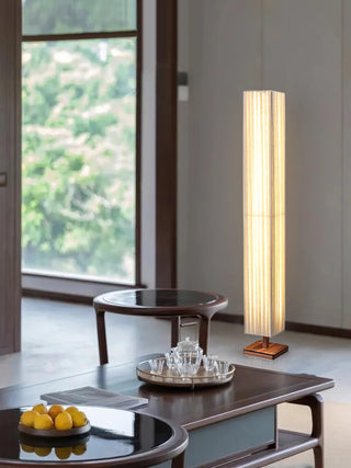 Vesolyre Lampadaire en Tissu Japandi