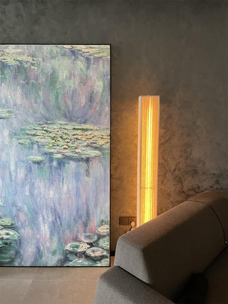 Vesolyre Lampadaire en Tissu Japandi