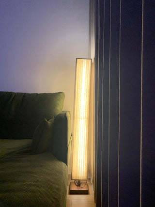 Vesolyre Lampadaire en Tissu Japandi