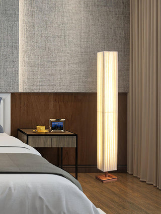Vesolyre Lampadaire en Tissu Japandi
