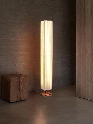 Vesolyre Lampadaire en Tissu Japandi