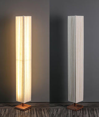 Vesolyre Lampadaire en Tissu Japandi
