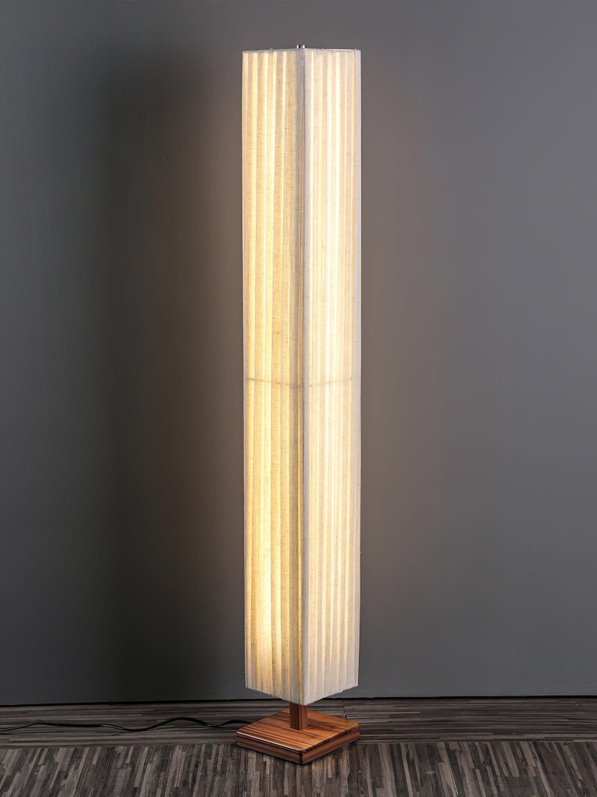 Vesolyre Lampadaire en Tissu Japandi