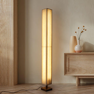 Vesolyre Lampadaire en Tissu Japandi