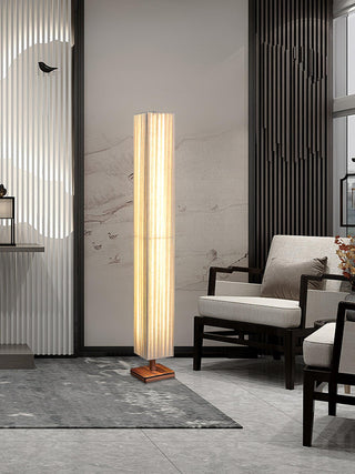 Vesolyre Lampadaire en Tissu Japandi