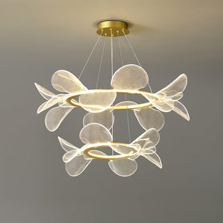 Lustra Lustre Bain Fleurs Volantes Acrylique
