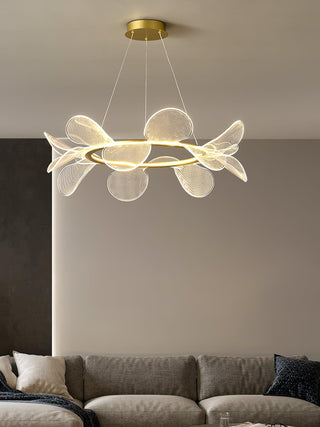 Lustra Lustre Bain Fleurs Volantes Acrylique