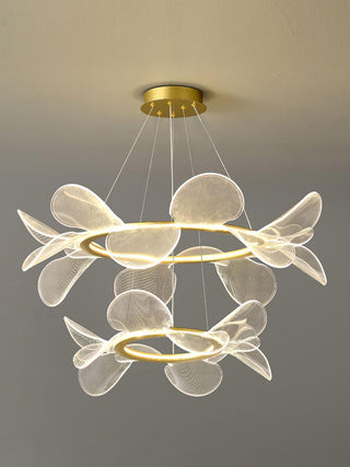 Lustra Lustre Bain Fleurs Volantes Acrylique