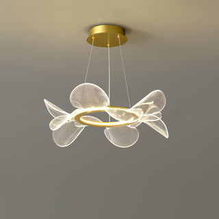 Lustra Lustre Bain Fleurs Volantes Acrylique
